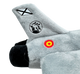Tacro Peluche Eurofighter Avión de Peluche Eurofighter ALA-14 25cm