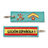 Llavero de tela, Graduación Legión Española, Subteniente, OR-9