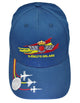 Gorra Ejército del Aire Azul por arriba