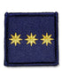 Parche de Divisa para Prenda Deportiva, Ejército del Aire. Coronel, OF-5