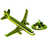 Pin de metal Airbus Dorado