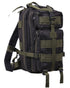 Mochila Táctica Cordura 600D Mediana Negro y Oliva 25L