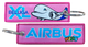 Llaveros Airbus Kids bordados