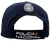 Gorra Policía Nacional España Color Azul, Bordada 100%, medidas ajustables