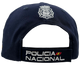 Gorra Policía Nacional España Color Azul, Bordada 100%, medidas ajustables
