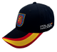Gorra Policía Nacional, UIP Uinidad de Intervencion Policial, Negro, con Escudo Bordado y Bandera Española