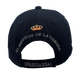 Guardia Real Gorra de Béisbol Negra, Bordado Escudo GR con Corona, Al Servicio de la Corona