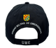 Gorra UME (Unidad Militar de Emergencia), Negro, Bordado con Escudo Real y Corona, Unidad Militar de Emergencias, Ajustable