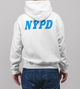 Sudadera NYPD ( Policia de Nueva York ) Blanca con capucha