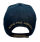 Gorra IPA International Police Association Unisex Policía Adulto Negra