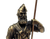 Tacro Estatua Decorativa de Legionario la legión Española bañada en Bronce con Bandera, Base de Madera, Figura Militar Coleccionable