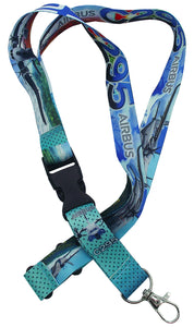 Lanyard C295 con sisetma de seguridad y cierre de extracción rápida