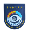 Parche Policía Científica España, 9 Cm, Fabricado en Rubber con velcro