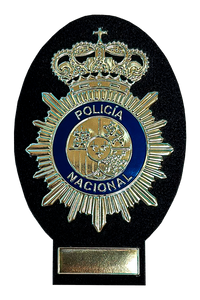 Parche Placa Policia Nacional Felpa y pvc