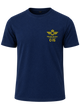 Camiseta C16 Typhoon Eurofighter del Ejército del Aire español con bandera de España y avión de combate