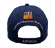 Gorra Armada Española Azul Marino Bordada con Escudo, Buque y Bandera de España