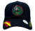 Gorra EADA negra bordada con emblema del Escuadrón de Apoyo al Despliegue Aéreo y bandera de España