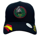Gorra EADA negra bordada con emblema del Escuadrón de Apoyo al Despliegue Aéreo y bandera de España