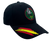 Gorra EADA negra bordada con emblema del Escuadrón de Apoyo al Despliegue Aéreo y bandera de España