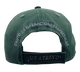 Vista trasera de gorra verde GOE ajustable, bordada con Grupo de Operaciones Especiales y el lema Me Atrevo.
