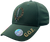 Gorra militar verde GOE vista lateral, con emblema bordado, escudo de España y bandera española en la visera.