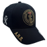 Gorra negra Guardia Civil ARS con escudo y detalles bordados en dorado