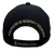 Vista trasera de gorra negra de la Guardia Civil ARS con bordado de Agrupación de Reserva y Seguridad