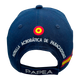 Parte trasera de gorra PAPEA con escarapela española y texto Patrulla Acrobática de Paracaidismo