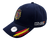 Gorra Policía Nacional azul marino con escudo bordado y bandera de España en la visera
