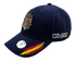 Gorra Policía Nacional Azul Marino Bordada con Escudo y Bandera de España