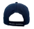 Vista trasera de gorra UAP Policía Nacional azul marino con cierre ajustable y bordado Policía Nacional