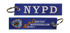 Llavero NYPD bordado azul – Policía de Nueva York