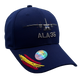 Gorra bordada ALA 35 con avión C-295 del Ejército del Aire y del Espacio en color azul marino