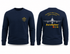 Sudadera Eurofighter C-16 Ejército del Aire y del Espacio – Manga Larga Premium Azul Marino