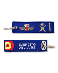Llavero bordado con Divisas del Ejército del Aire, General de Brigada OF-6