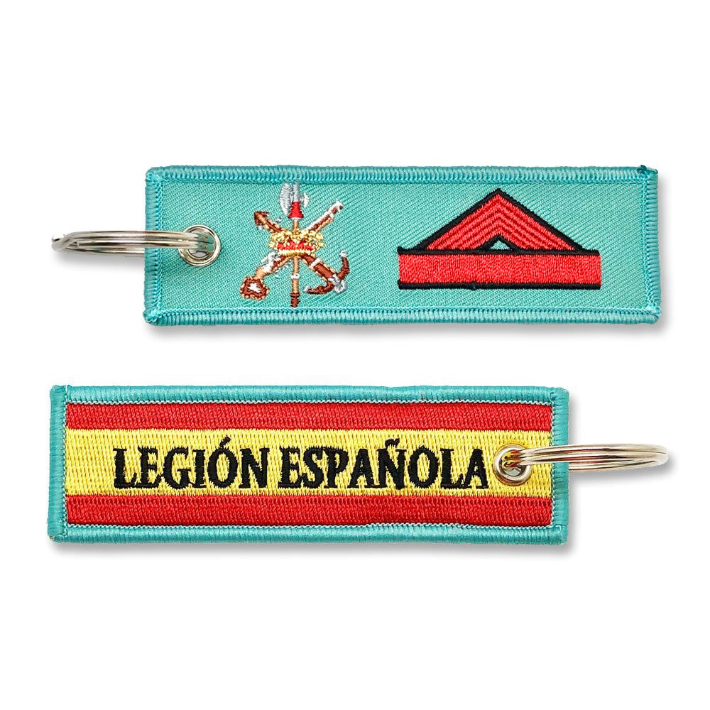 Llavero Tela España Legion - Llavero Legion Color Dorado/Rojo-Amarillo