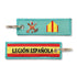 Llavero de tela, Graduación Legión Española, Brigada, OR-8