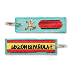 Llavero de Graduación de Cabo, Legión Española verde militar escudo legion bandera española