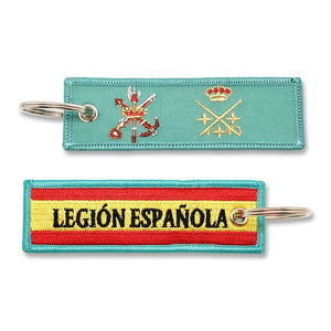 Llavero de tela, Graduación Legión Española, Teniente General, OF-8