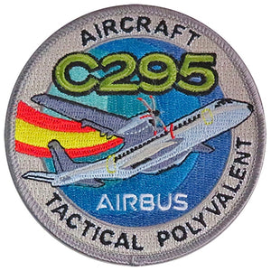 Pariche Aircraft C295 airbus alta calidad tactical polyvalent color gris y azul con bandera española