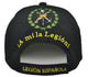 Gorra Legión Española Los Novios de la Muerte Negra por detrás