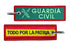 Llavero de tela Guardia Civil, Todo por la Patria Verde