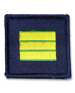 Parche de Divisa para Prenda Deportiva, Ejército del Aire. Sargento, OR-6