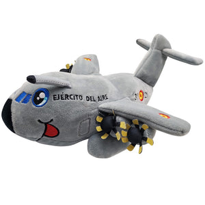 Avión de peluche Airbus A400M de perfíl