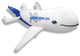 Avión de peluche Airbus Beluga XL de perfil