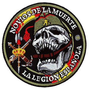 Parche Negro La Legión Española, Novios de la Muerte bordado por delante