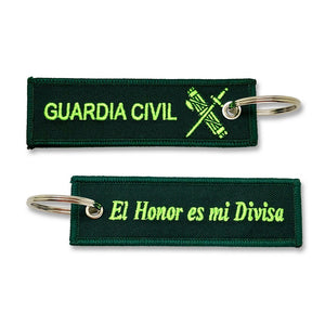 Llavero de tela Guardia Civil, el Honor es mi Divisa OR-1