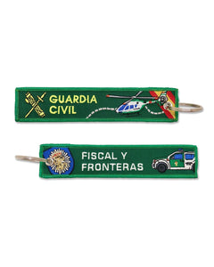 Llavero bordado Guardia Civil, Fiscal y Fronteras