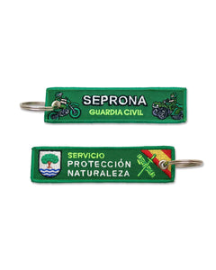 Llavero SEPRONA bordado Guardia Civil Servicio Protección Naturaleza