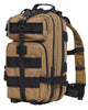 Mochila Táctica Cordura 600D Mediana Coyote y Negro 25L
